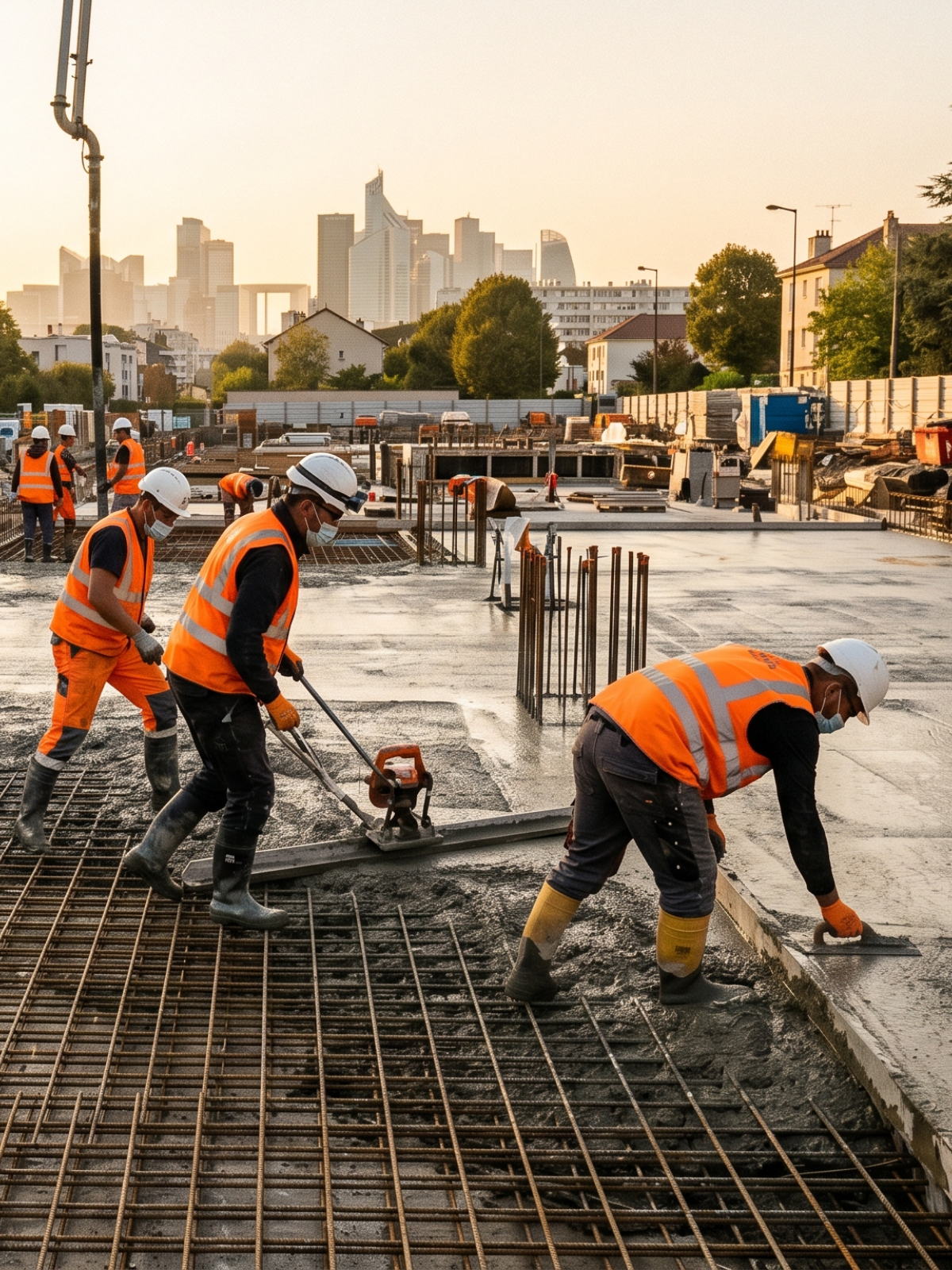 Chantier gros oeuvre construction IDF